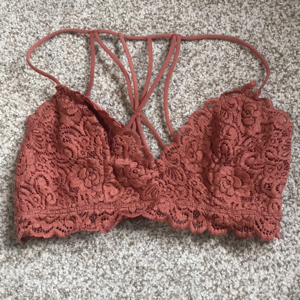 Lace Bandeau Bra from Hoity Toity